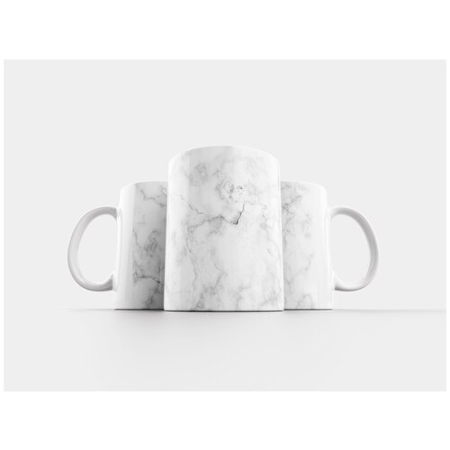 фото Кружка "мрамор, белый, задний план" 320 мл lotsprints
