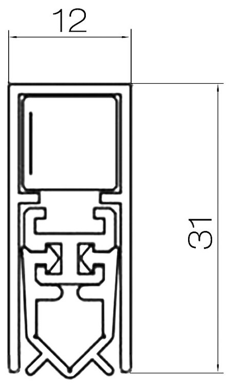 Порог автоматический Athmer Isolporte Standard Silicone single 1130 мм - фотография № 3