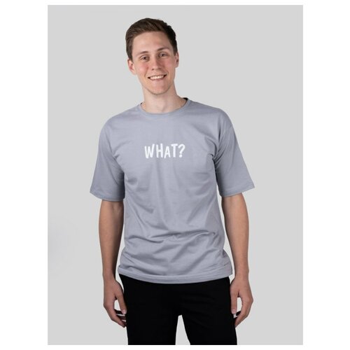 Футболка RICH LINE, размер M, серый