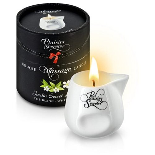 Массажное масло 18+ CONCORDE, свеча с массажным маслом усиливающая возбуждение с ароматом зеленый чай, 80 мл.