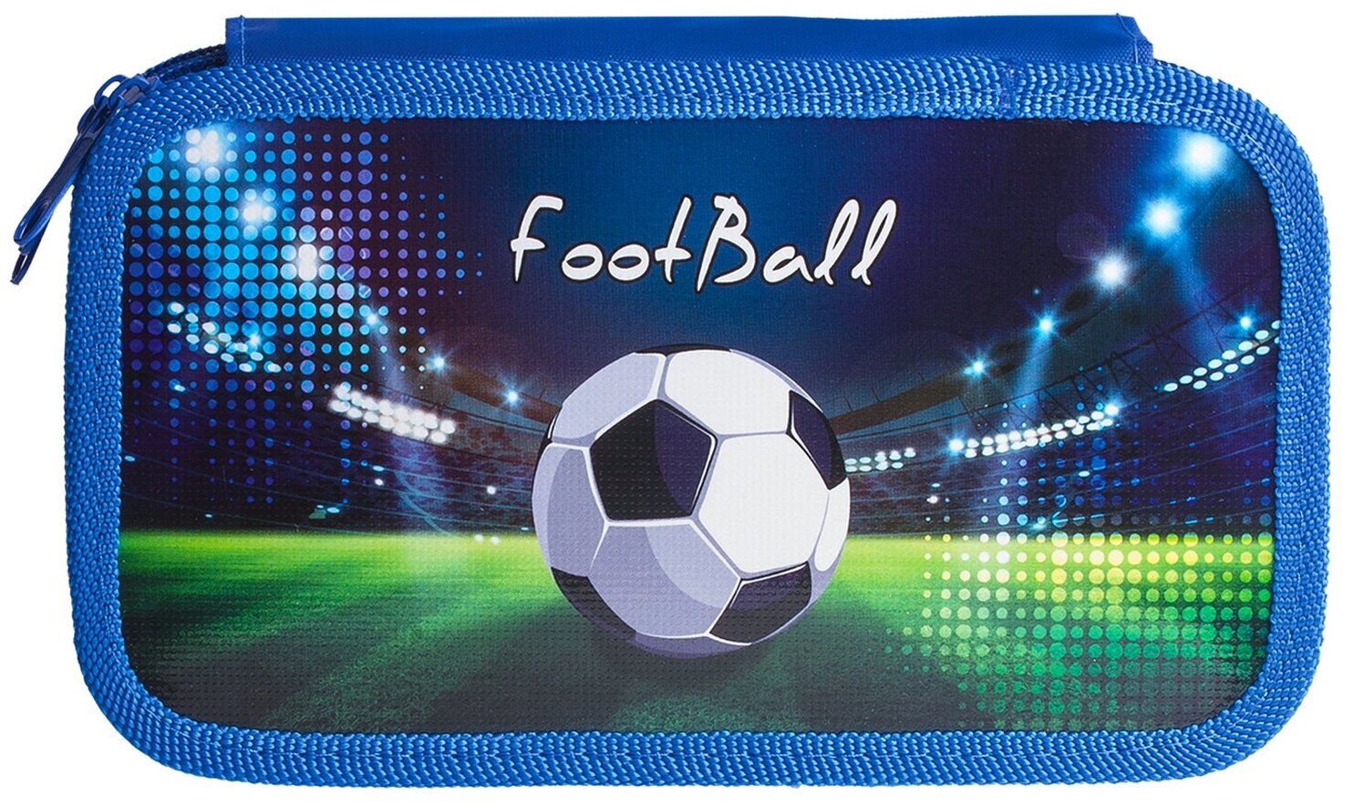 Пенал пифагор, 3 отделения, ламинированный картон, 19х11 см, "Stadium", 228110