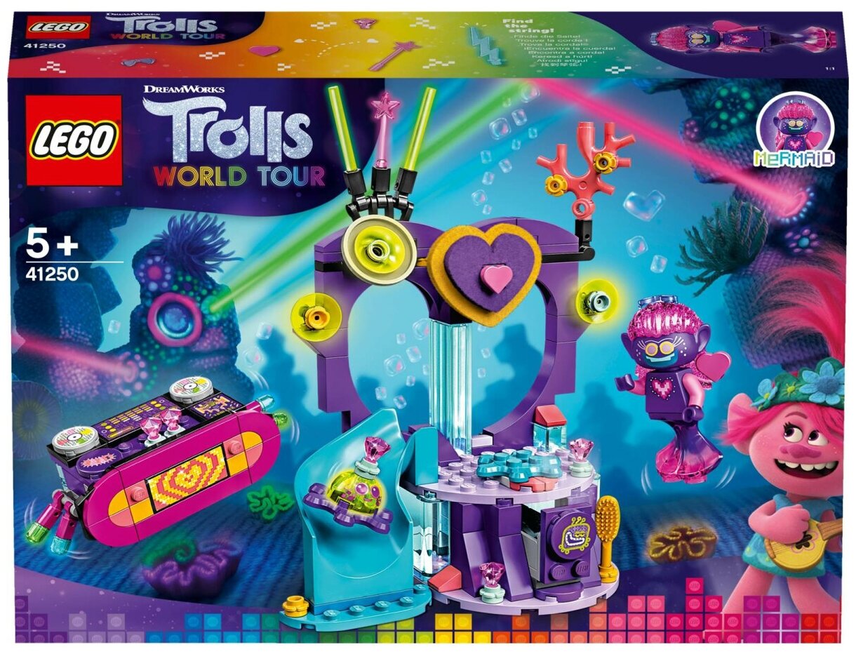 Конструктор LEGO Trolls World Tour 41250 Вечеринка на Техно-рифе, 173 дет.