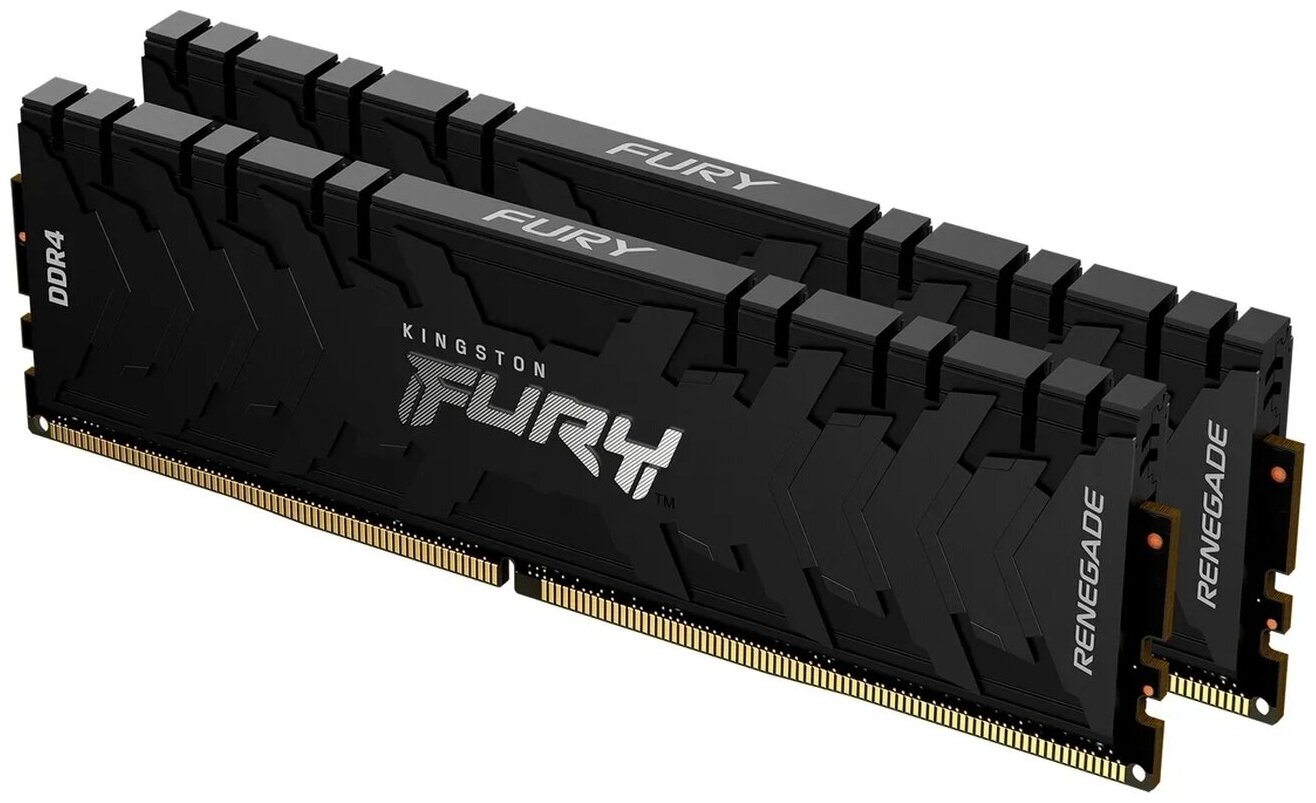 Оперативная память KINGSTON FURY Renegade Black DIMM DDR4 16GB (2x8GB) 4600 MHz (KF446C19RBK2/16)