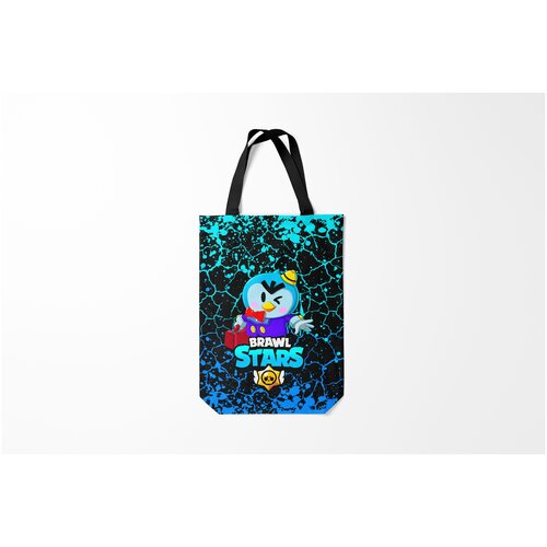 фото Сумка-шоппер / 31х42 см / геймерам / brawl stars mr.p. burnettie
