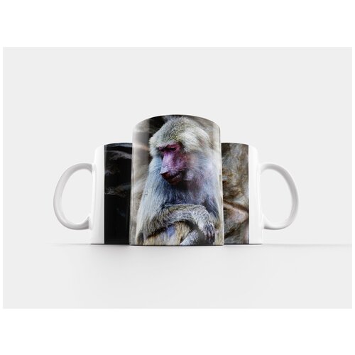 фото Кружка "обезьяна, бабуина, животное" 320 мл lotsprints
