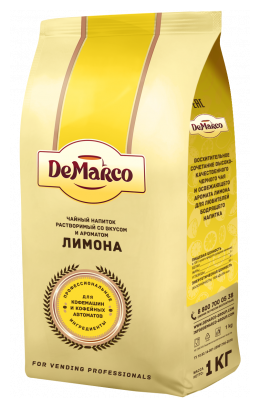 Чайный напиток растворимый со вкусом и ароматом лимона, DeMarco, 1 кг - фотография № 7