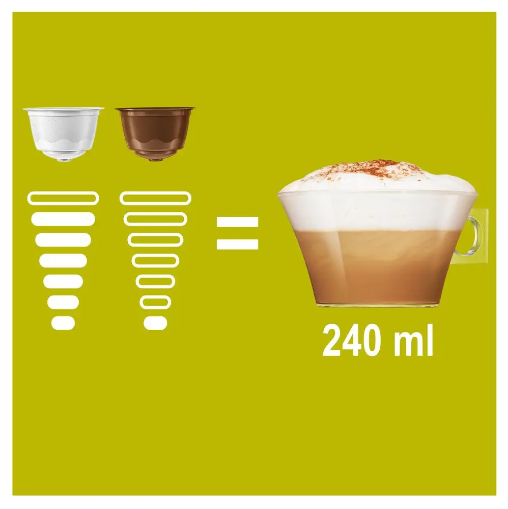 Кофе в капсулах Nescafe Dolce Gusto Cappuccino Skinny Unsweetened, 48 капсул (3 уп х 16 шт), обезжиренный, без сахара