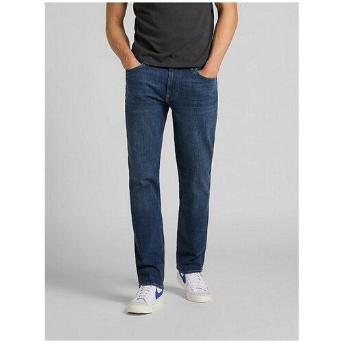 Джинсы Lee, размер 40/32, синий джинсы lee размер 40 32 серый