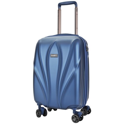 Чемодан Eberhart, размер S, синий чемодан eberhart черный