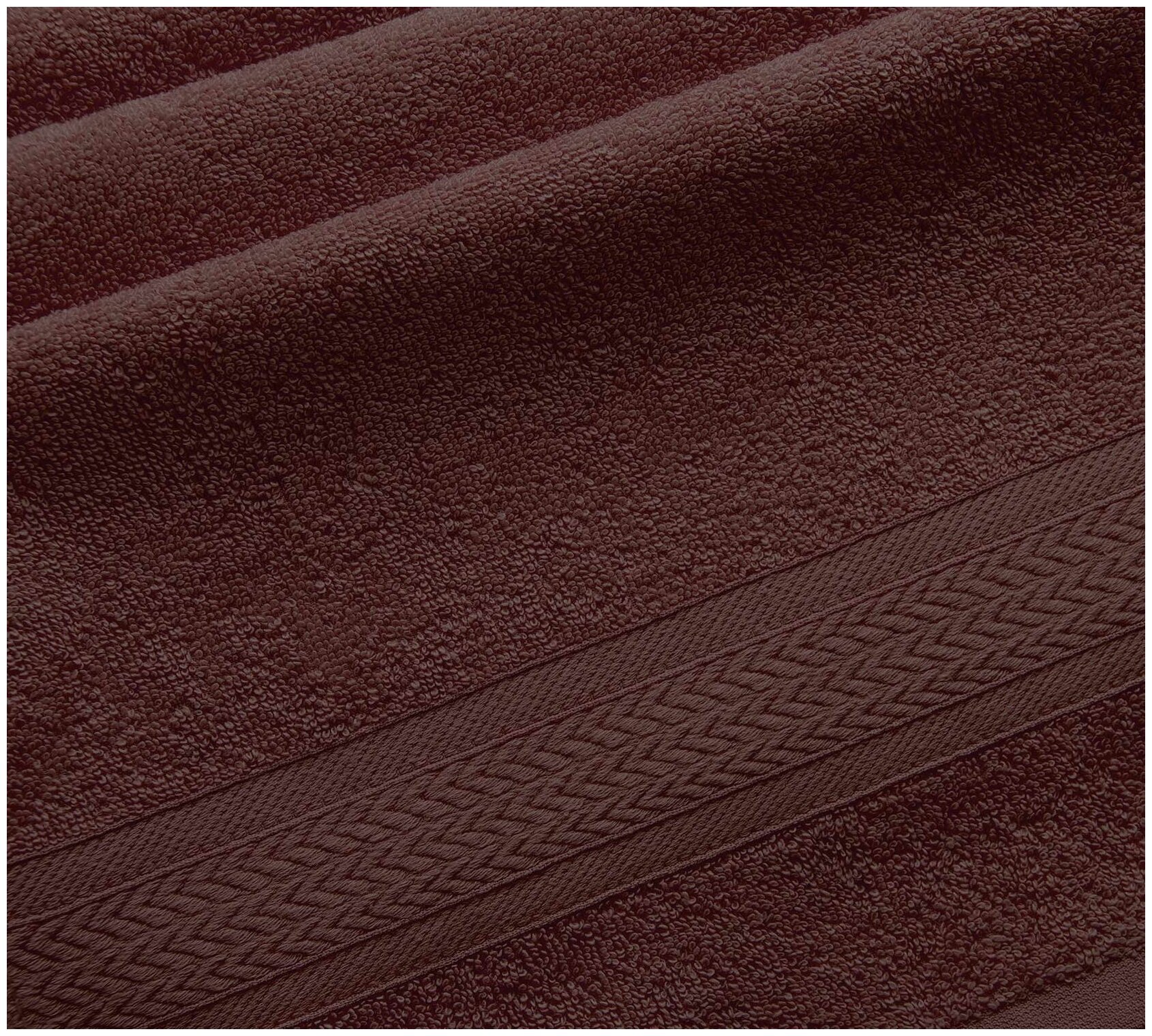 Текс-Дизайн Махровое полотенце Утро коричневый (50х90)
