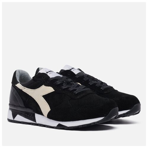 Мужские кроссовки Diadora Heritage Trident 90 Leather чёрный , Размер 42.5 EU