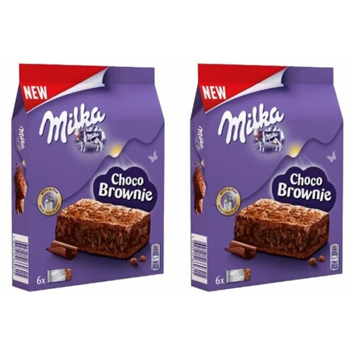 Milka Choco Brownie - нежное шоколадное пирожное (2 шт. по 150 гр.)