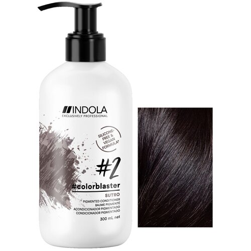 Бальзам для волос тонирующий Indola Professional Colorblaster Sutro Сутро холодный коричневый 300 мл