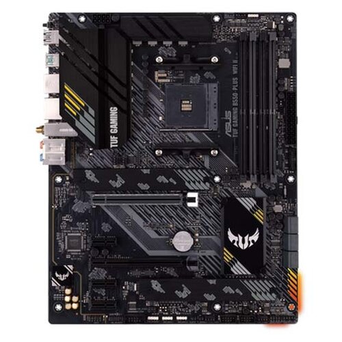 Материнская плата ASUS TUF GAMING B550-PLUS WIFI II Retail материнская плата afox motherboard amd b550 amd socket am4 4 x ddr4 memory slots micro atx 22 x 24 5 cm