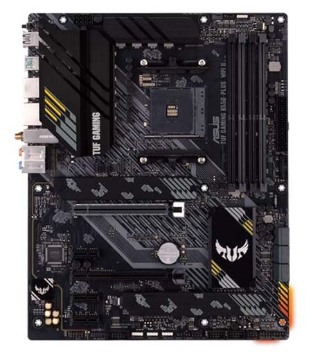 Материнская плата ATX ASUS TUF GAMING B550-PLUS WIFI II (AM4, B550, 4*DDR4, HDMI, DP, 6*SATA 6Gb/s, RAID, 2*M.2, Audio, 2,5Glan, 5*USB 3.2, USB Type-C