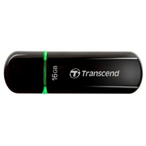 Комплект 2 штук, Флеш-память Transcend JetFlash 600, 16Gb, USB 2.0, чер, TS16GJF600 флешка transcend jetflash 380g 16 гб 1 шт золотистый