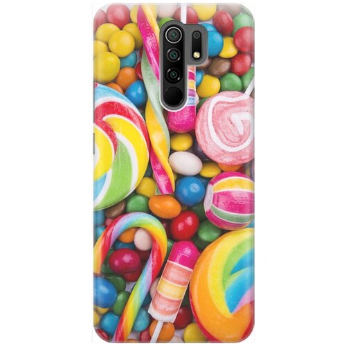 фото Силиконовый чехол на xiaomi redmi 9 / сяоми редми 9 с принтом "сладости" gosso