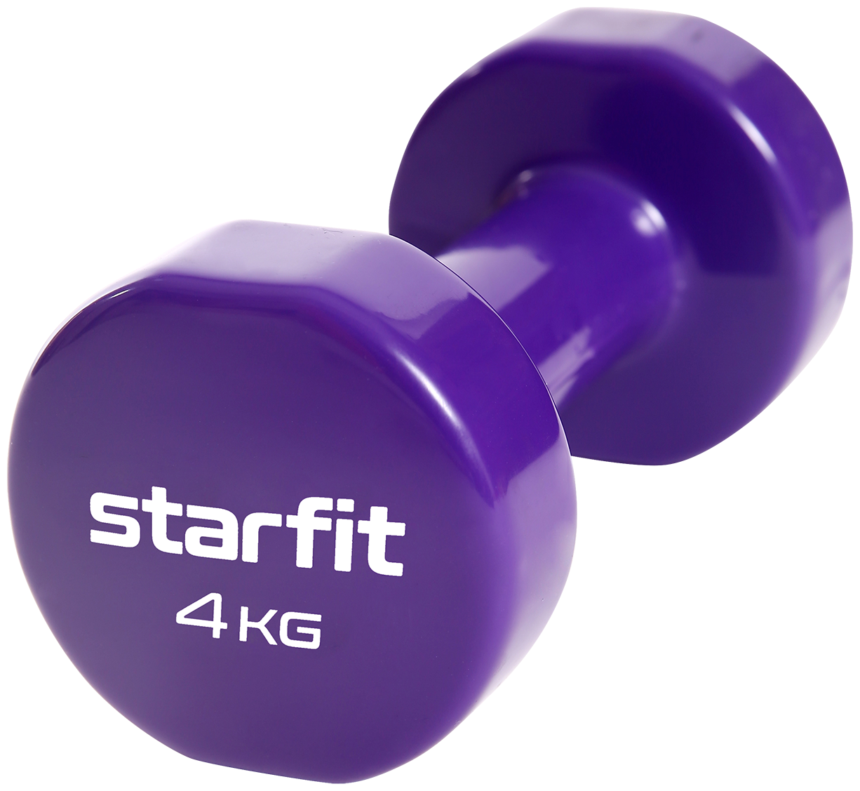 Гантель виниловая Starfit Db-101 4 кг, фиолетовый