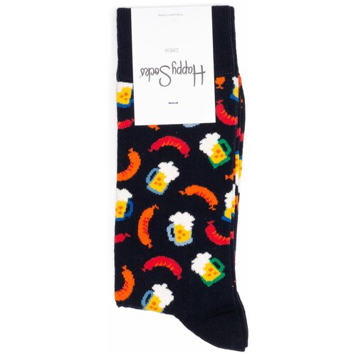 носки happy socks ribbed embroidery yolo reyol01 36 40 Носки Happy Socks, размер 36-40, коричневый