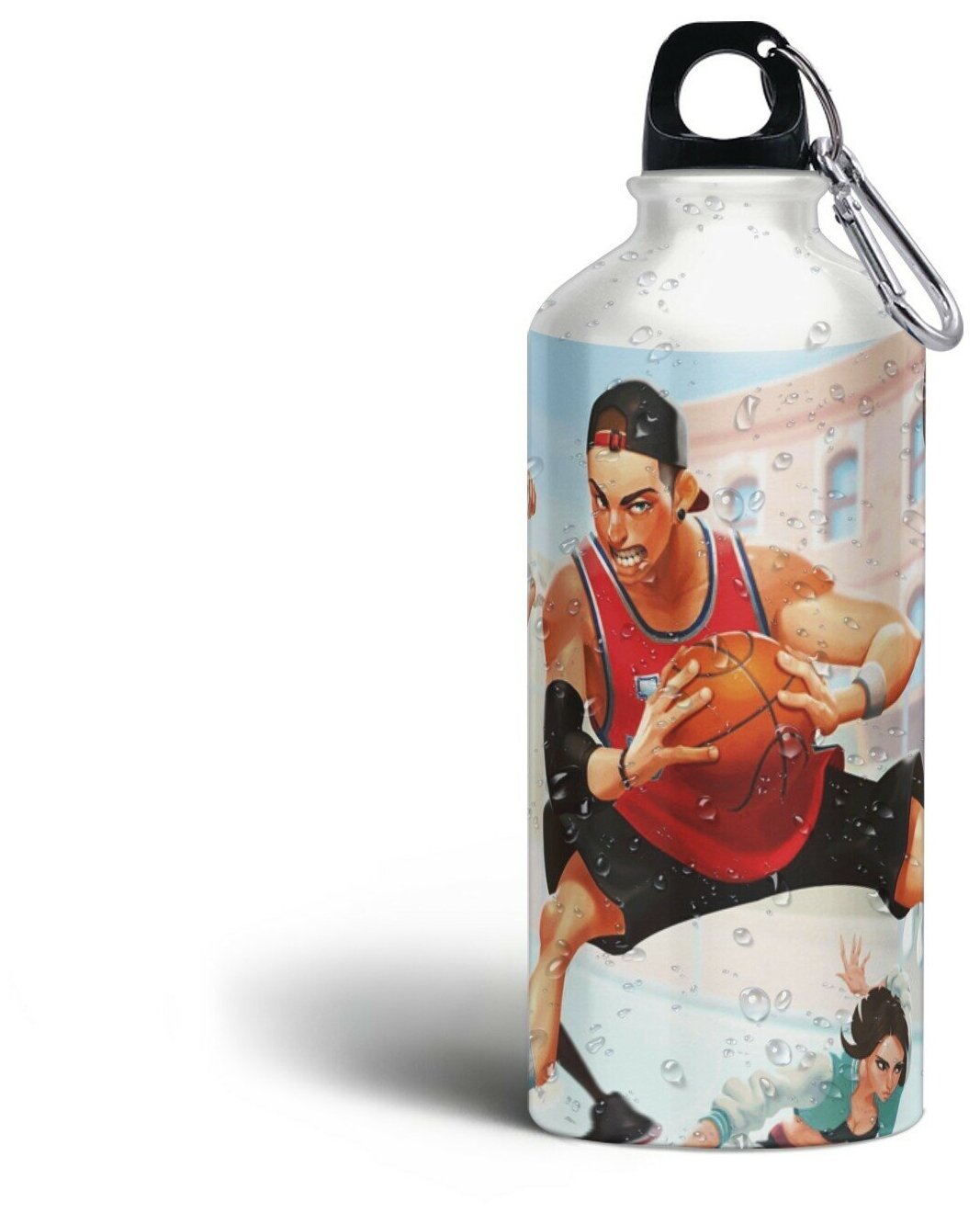 Бутылка спортивная/туристическая фляга стритбол спорт - 141