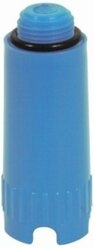 Заглушка синяя Henco для фитингов с внутренней резьбой, 1/2"НР, L=80 мм, комплект из 2-х штук