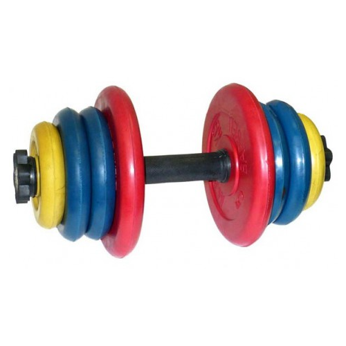 Гантель разборная MB Barbell цветная 24 кг гантель разборная 32 кг barbell mb fdbm31 at32