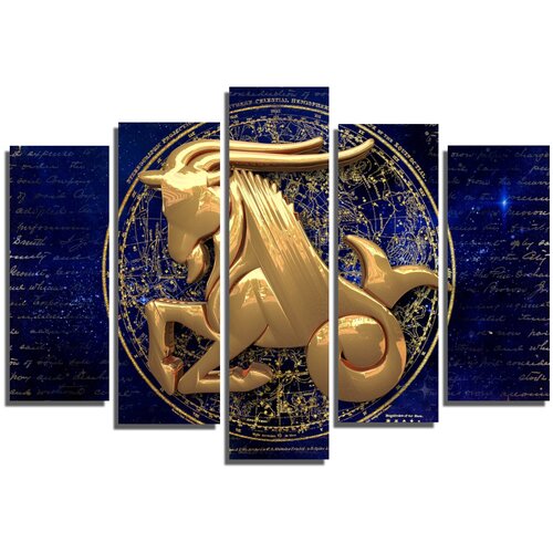 Модульная картина Знак зодиака Козерог 80х140 см.