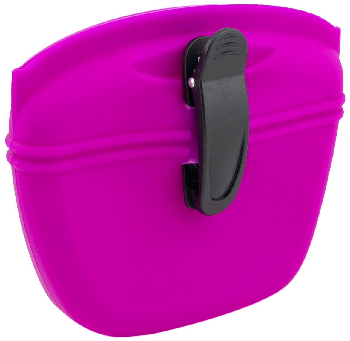 Сумочка для лакомств силиконовая большая New STEFAN, пурпурный, WF50711 /сумочка для дрессировки / сумка для собак - фотография № 8