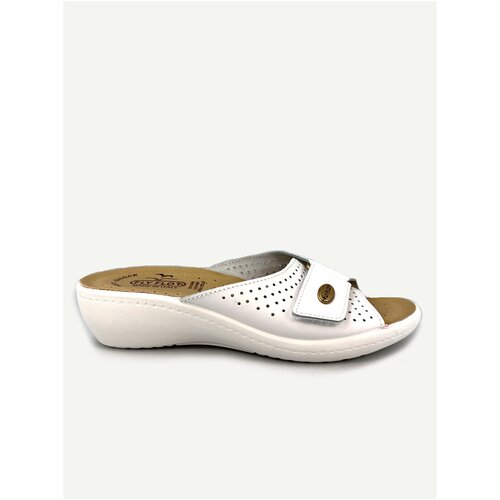 Сабо женские Fly Flot F2198 BE 3002 (WHITE) белый 38 размер (24.3см-24.7см)