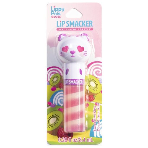 Блеск для губ Lip Smacker LIPPY PALS GLOSS SWEET KIWI KITTEN, с ароматом киви, 8,4г