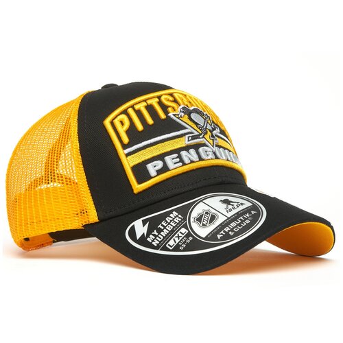 фото 31573 бейсболка atributika & club nhl pittsburgh penguins №11 р.55-58 (черный-желтый)