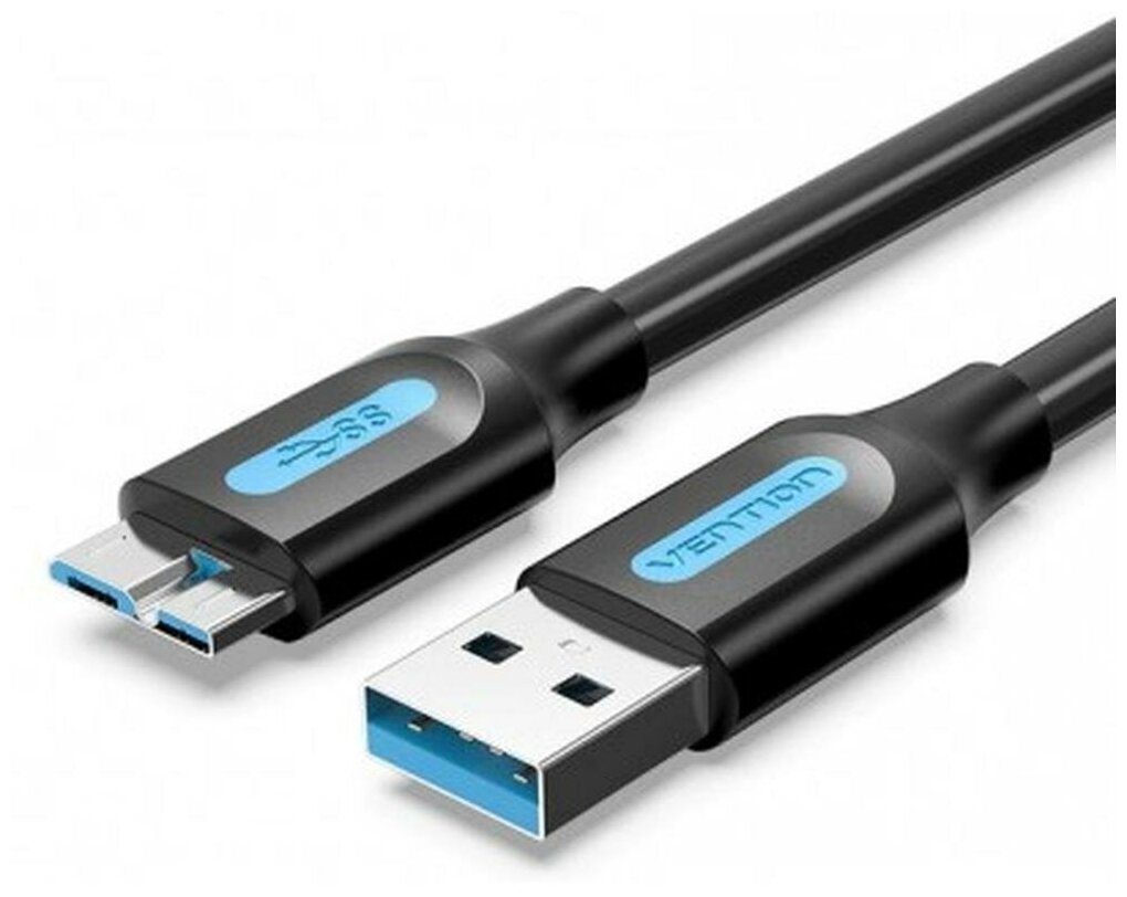 Кабель Vention USB 3.0 AM/micro B - 0,25м. Кабель Vention USB 3.0 AM/micro B - 0,25м. (COPBC)