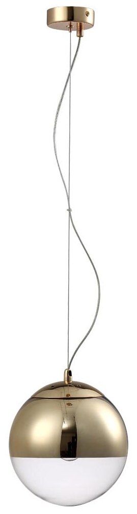 фото Светильник подвесной Crystal Lux HELADO SP1 D200 GOLD