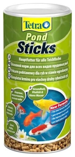 Корм для прудовых рыб Tetra Pond Sticks 1 л, палочки