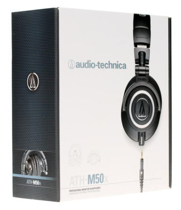 Проводные наушники Audio-Technica ATH-M50x, черный