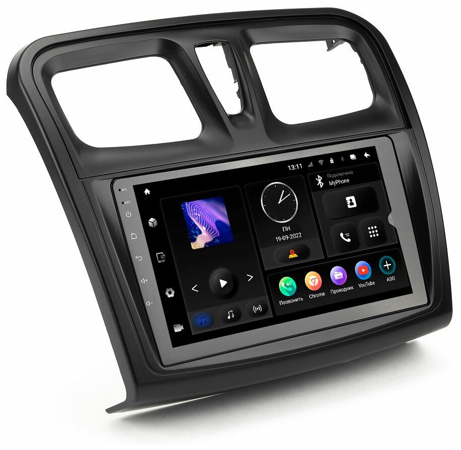 Магнитола Renault Logan 13+, Sandero 12+ Android 10, Bluetooth, Wi-Fi, DSP, с экраном 10 дюймов / Incar TMX-1410-6