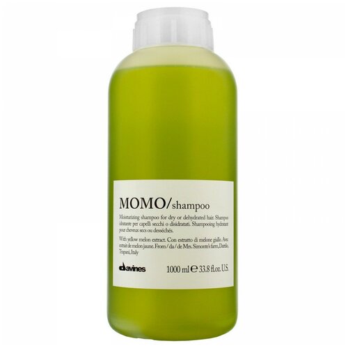 Davines шампунь Momo moisturizing, 1000 мл твёрдый шампунь для глубокого увлажнения волос davines momo shampoo bar 100 гр