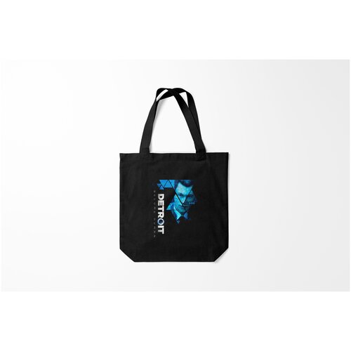 фото Сумка-шоппер / 40х40 см / геймерам / detroit become human burnettie