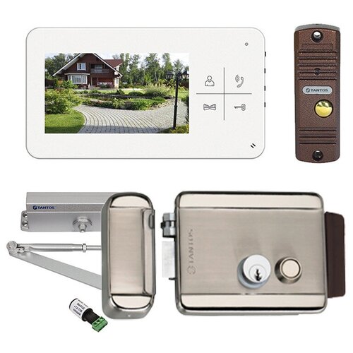 фото Комплект системы контроля доступа tantos lumi kit (электромеханический замок/ буз/ доводчик) № 2