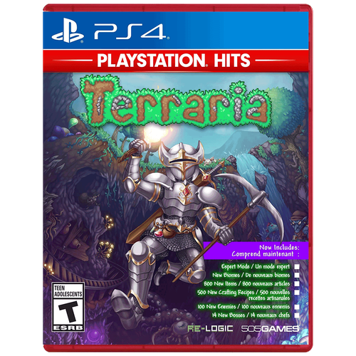 игра terraria standart edition для playstation 4 Игра Terraria Хиты PlayStation для PlayStation 4