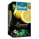 Чай Dilmah Lemon,черный,с ароматом лимона, 20 пак.х1,5г/уп 2 шт. - изображение