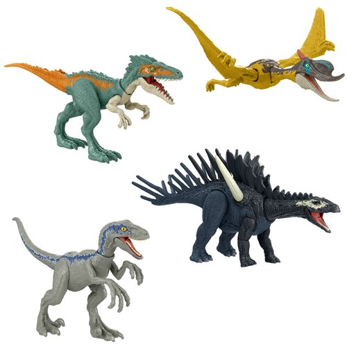 Купить Фигурка Mattel Jurassic World Свирепый Динозавр HDX18, 8.3 см морос интрепидус, зеленый, пластик, male
