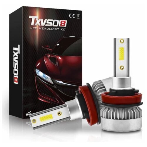 Автомобильные светодиодные лампы TXVSO8 H8/H9/H11 Комплект 2шт.