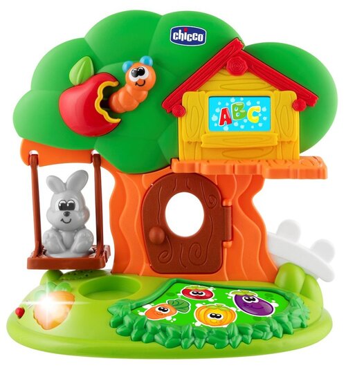 Развивающая игрушка Chicco Bunny House, зеленый/оранжевый