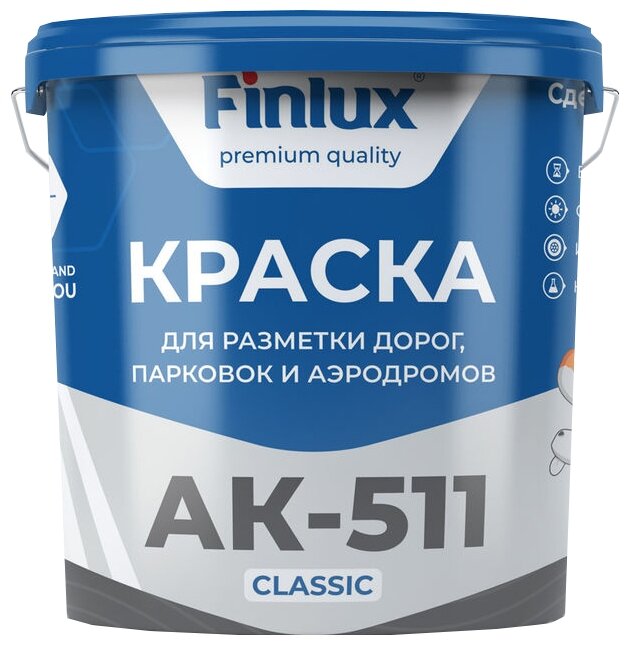 Краска Finlux АК 511 Classic
