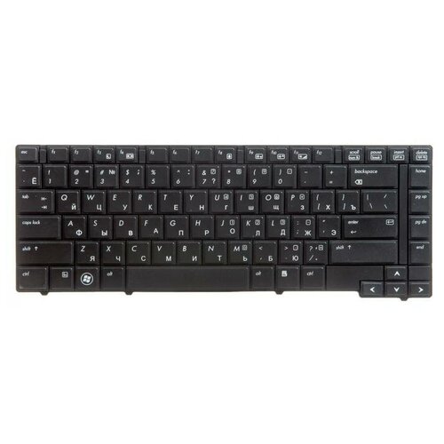 Клавиатура для ноутбука HP EliteBook 8440P 8440W черная гор Enter 136800₽