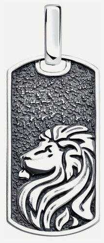 Изображение товара Подвеска, серебро, 925 проба, чернение