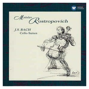 Компакт-диски, Warner Classics, MSTISLAV ROSTROPOVICH - J.S. Bach: Cello Suites (2CD)