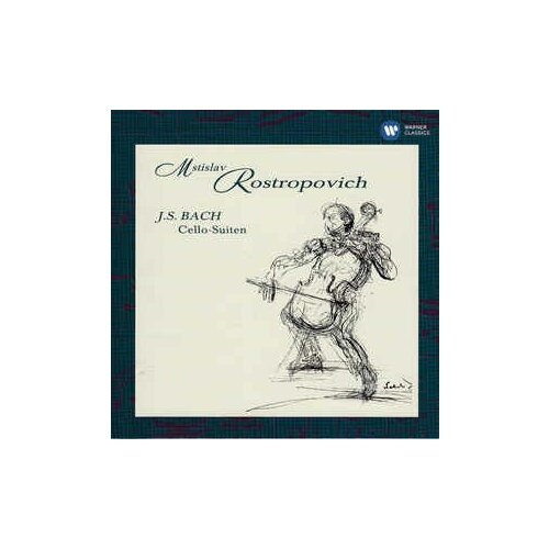 Компакт-диски, Warner Classics, MSTISLAV ROSTROPOVICH - J.S. Bach: Cello Suites (2CD) mstislav rostropovich j s bach – cello suites 4 lp