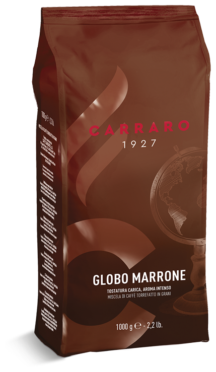 Зерновой кофе CARRARO MARRONE, пакет, 1000гр.